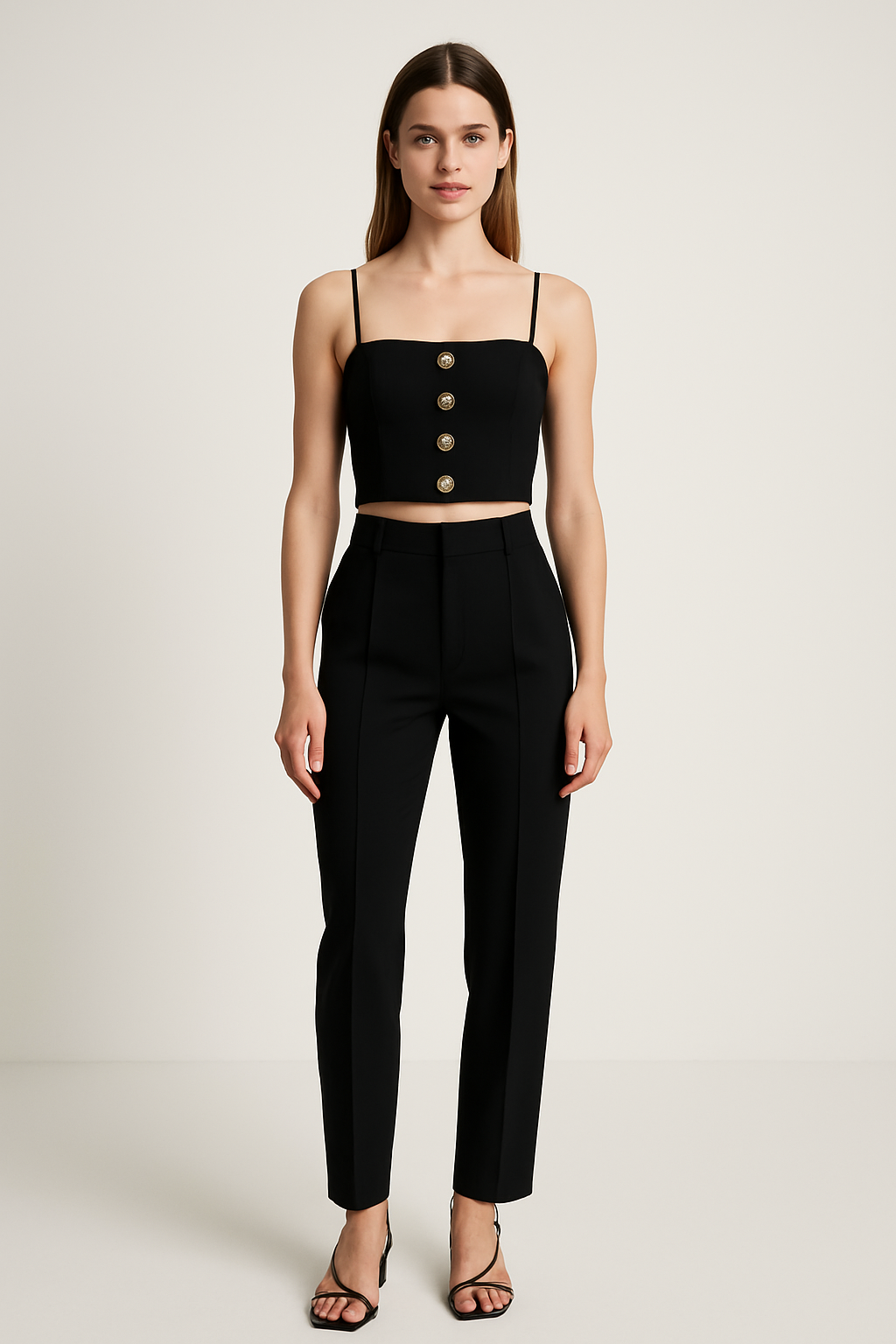 Cropped Strappy Top for Women